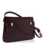 Smooth Calfskin Small Manhattan Shoulder Bag Hot Wine