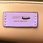 Box Calfskin Diamond Frame Clutch Wisteria