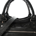 Agneau Classic Silver Hardware City Gris Fossile
