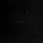 Grained Calfskin Small N/S Hook Tote Black