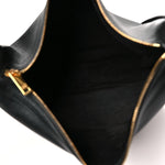 Supple Calfskin Cuir Triomphe Medium Heloise Shoulder Bag Black