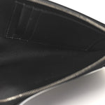 Textured Calfskin Passport Phone Holder Green