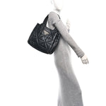 Nappa Quilted Medium Dynamique Tote Black