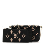 Empreinte Monogram Giant Felicie Pochette Black Beige