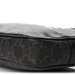 Triomphe Canvas Medium Messenger Bag Black