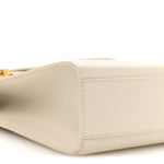 Smooth Calfskin Manhattan Shoulder Bag Crema Soft