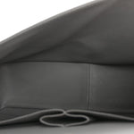 Caviar Quilted Jumbo Double Flap Grey