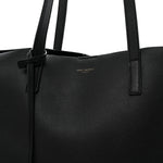Calfskin Large Shopping Tote Black