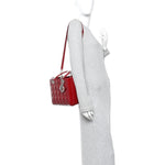 Patent Cannage Medium Lady Dior Red