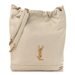 Lambskin Matelasse Monogram Medium Jamie 4.3 Pochon Crema Soft