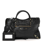 Agneau Classic Gold Hardware City Black