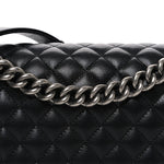 Caviar Quilted New Medium Boy Flap Black