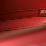Caviar Quilted Small CC Filigree Vanity Case Pink