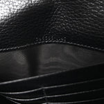 Dollar Calfskin GG Supreme Monogram Petite GG Marmont Wallet Chain Bag Black Beige Ebony
