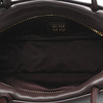 Nappa Small Beau Top Handle Bag Briarwood