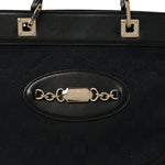 Monogram Large Punch Tote Black