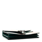 Calfskin Blooms Print Medium Dionysus Shoulder Bag Bright Emerald Multicolor