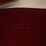Calfskin Matelasse Small GG Marmont Shoulder Bag  Rosso Ancora