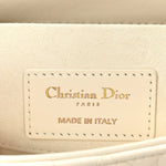 Lambskin Cannage Small Lady D-Joy Latte