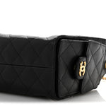 Caviar Quilted Mini Chanel 25 Handbag Black
