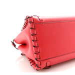 Vitello Seta Century Nappa Whipstitch Mini Peekaboo Iconic Satchel Fiamma