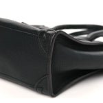 Pebbled Calfskin Nano Luggage Black
