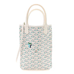 Goyardine Poitiers Claire Voie Tote White Opaline