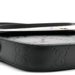 Gilbert Calfskin GG Super Mini Shoulder Bag Black