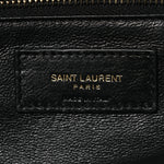 Lambskin Quilted Sade Puffer Envelope Clutch Black