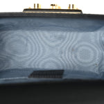 Grained Calfskin Bee Star Small Padlock Shoulder Bag Black
