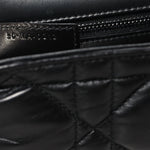 Calfskin Macrocannage Large Caro Bag Black