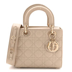 Lambskin Cannage Small My ABCDior Lady Dior Hazelnut
