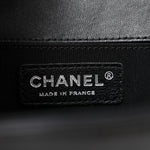 Lambskin Quilted Medium Boy Flap Black