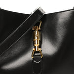 Boarded Dyana Lux Calfskin Small Jackie 1961 Hobo Black