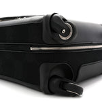 Monogram Jumbo GG Canvas Textured Calfskin Small Carry On Trolley Black