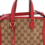 Monogram Small Bree Tote Red