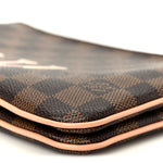 Damier Ebene Double Zip Pochette
