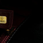 Glazed Calfskin Quilted Perfect Edge Tote Black