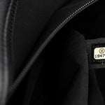 Lambskin Braided Woven Medium Boy Flap Navy Black