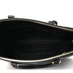 Saffiano Large Galleria Double Zip Tote Black