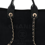 Mixed Fibers Small Deauville Tote Black