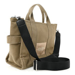 Cotton Canvas Medium The Traveler Tote Bag Slate Green