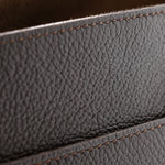 Grained Calfskin Medium Jennifer Crossbody Bag Brown