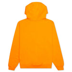 Bulging Embroidered Hoodie - Orange