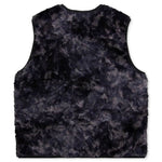 Novelty Dyed Fur Sunflower Tactical Vest - Black