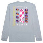 Off World Research L/S T-Shirt - Blue