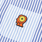 Sunflower Paneled Oxford Button Up Shirt - Multi