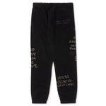 Tonal Type Print Sweatpant - Black