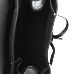 Calfskin Lockme Mini Backpack Black