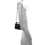 Ultra Matte Calfskin Cannage Mini Lady Dior Black